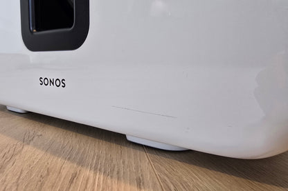 Sonos Sub Gen 2 – brukt subwoofer – hvit sub – få bruksmerker