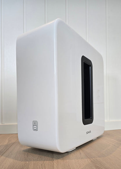 Sonos Sub Gen 2 – brukt subwoofer – hvit sub – få bruksmerker