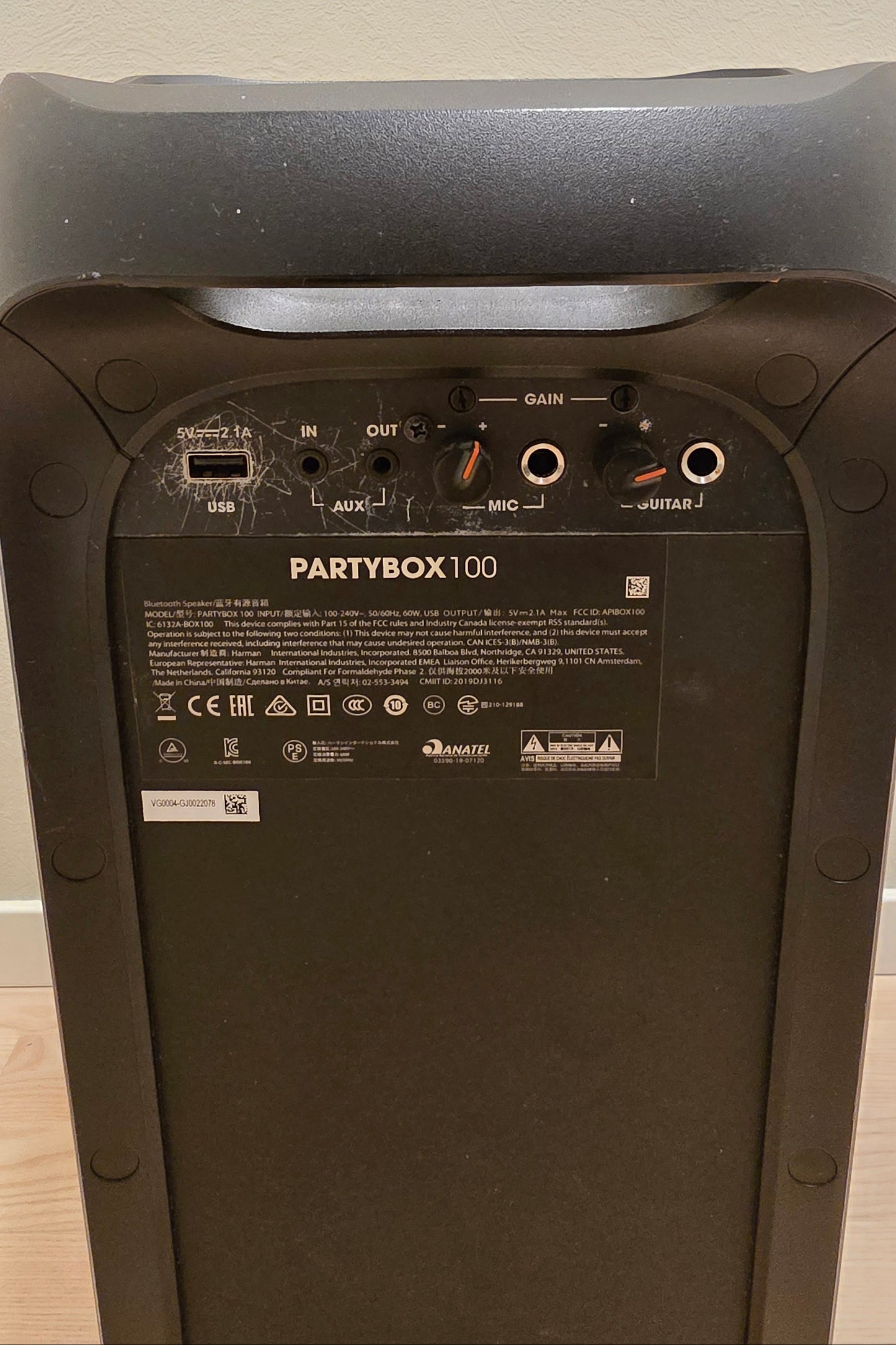 JBL Partybox 100 (2078) - REPERASJONSOBJEKT